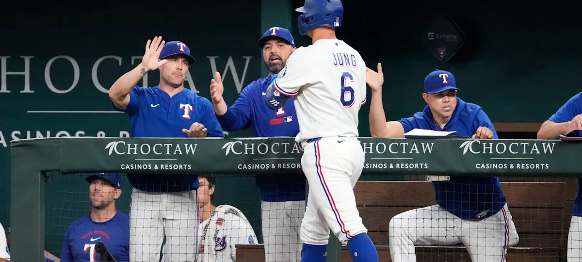 Rangers' Josh Jung exits with calf tightness after Kyle Higashioka is put on IL