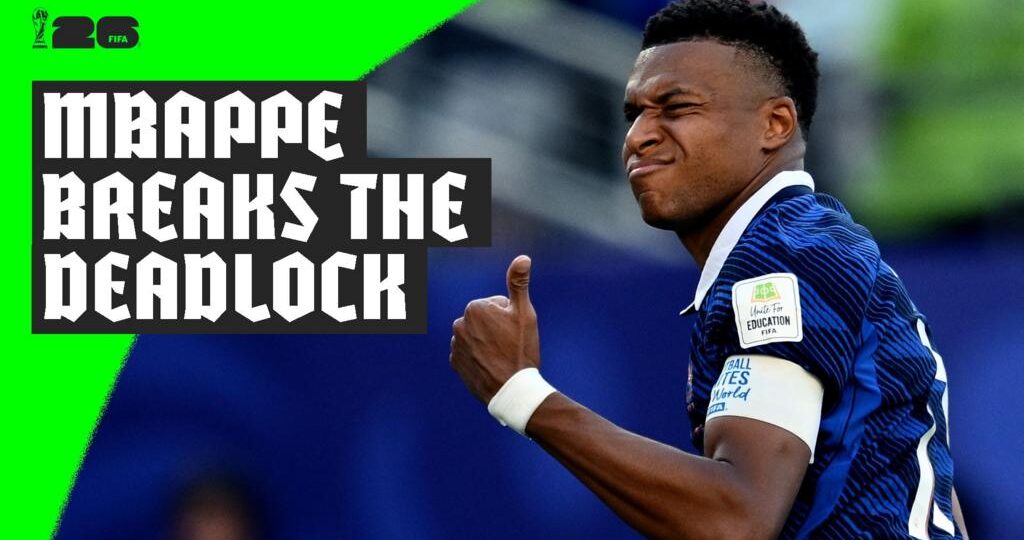 Mbappe coolly fires France into lead from penalty spot