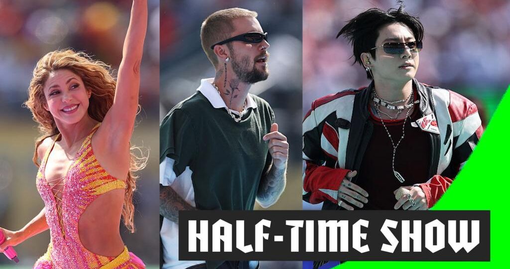 Stars shine at the World Cup final half-time show