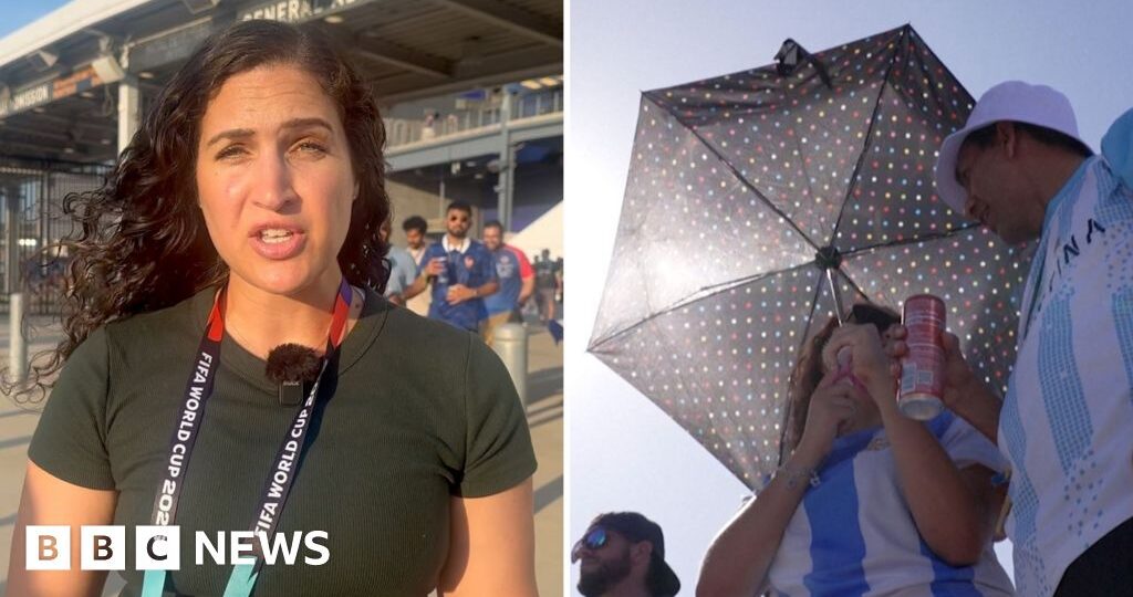 World Cup fans sweat through US 'heat dome'