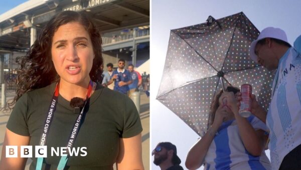 World Cup fans sweat through US 'heat dome'