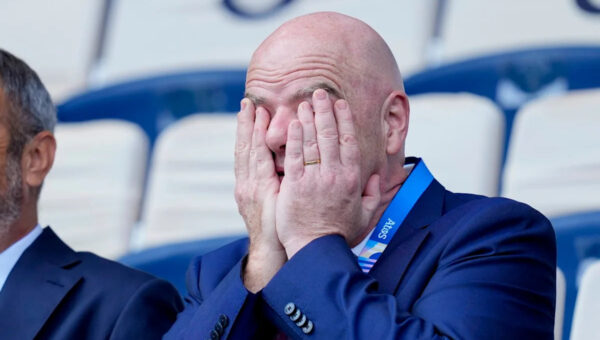 Gianni Infantino’s most powerful critic says ‘time is up’ for ‘pathetic’ FIFA boss