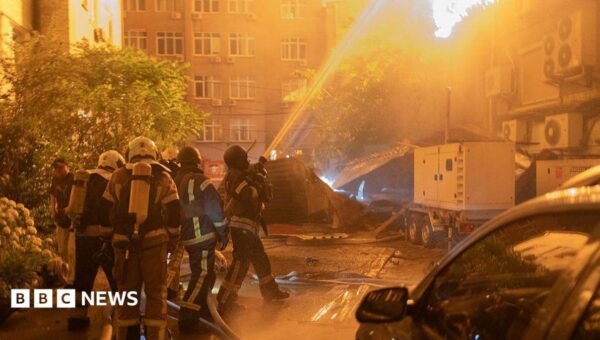 At least eight killed in major missile and drone strikes on Kyiv