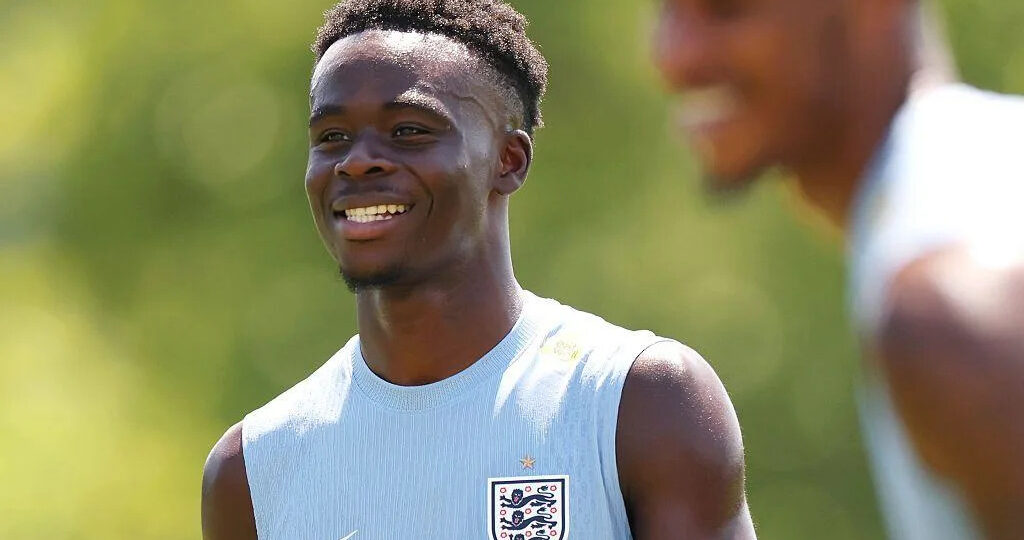 Saka ‘ready to go’ for England