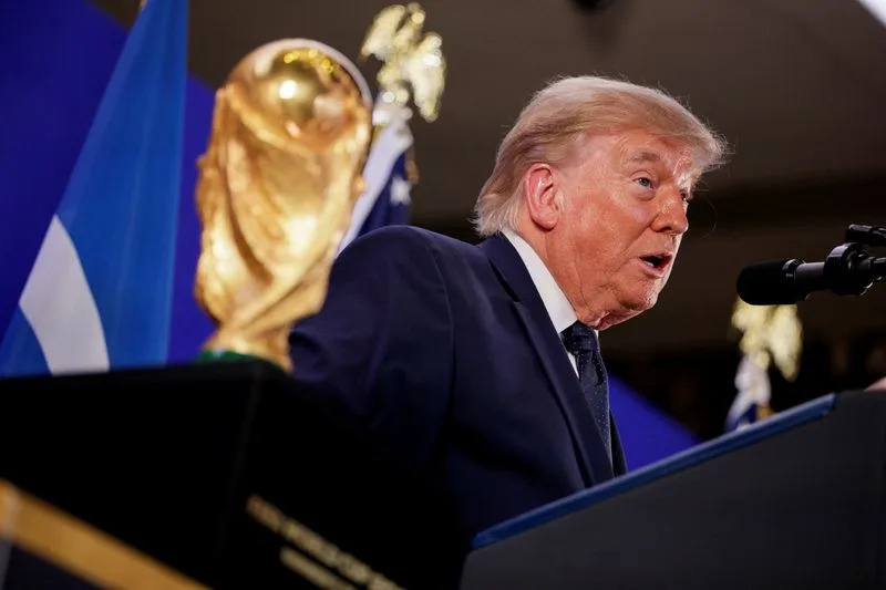 Soccer-Trump back in World Cup spotlight after starring role in tournament's controversies