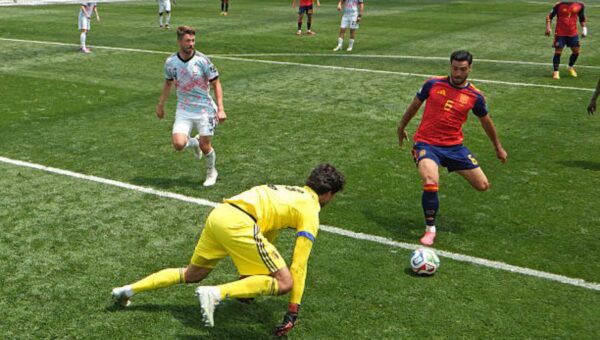 Watch: Man Utd star makes costly error as Arsenal’s Mikel Merino fires Spain into the last four