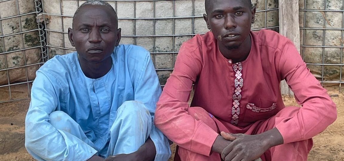 Troops arrest two suspected ISWAP collaborators in Borno [PHOTOS]