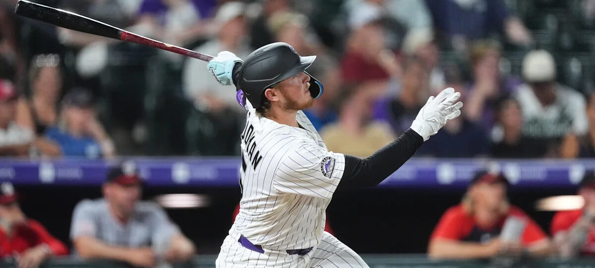 Hunter Goodman's go-ahead homer in 8th inning lifts Rockies to 8-7 victory over Nationals