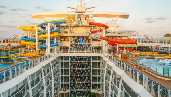Step aboard Royal Caribbean's Wonder of the Seas, a mega cruise ship that has 8 'neighborhoods' spread across 18 decks