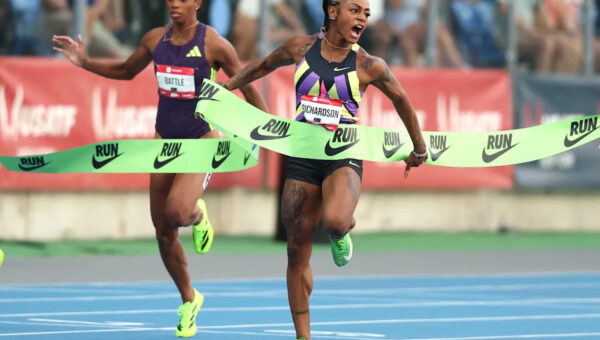 Sha'Carri Richardson wins 100 at USA Track and Field Championships