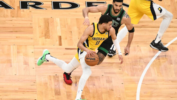 Jayson Tatum joins Tyrese Haliburton road to recovery on summer workout
