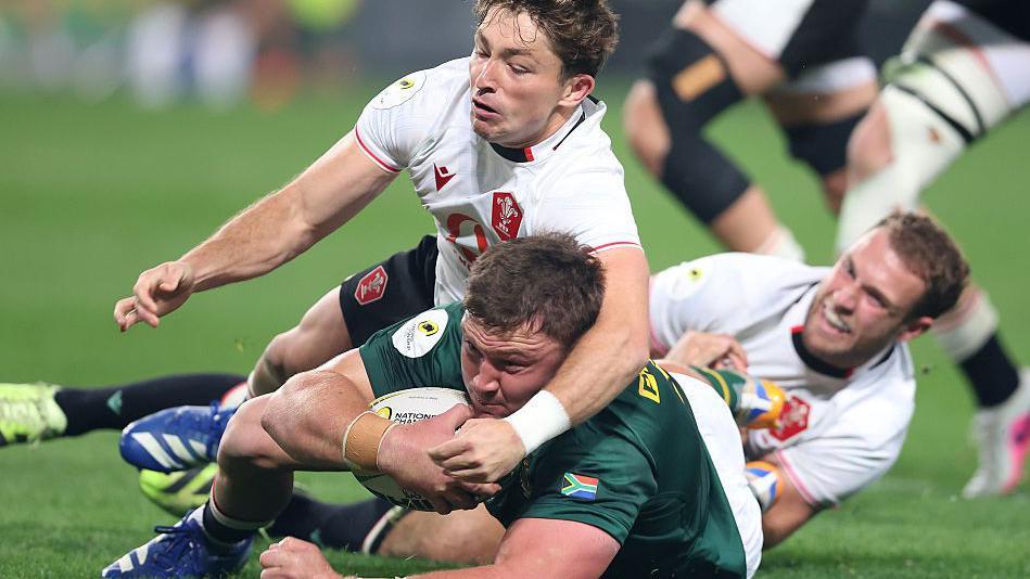 Nations Championship: South Africa dominating Wales early on