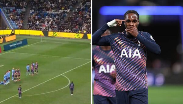 Watch: What a hit! Mathys Tel scores stunning free-kick for Tottenham vs Sydney FC