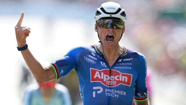 Tour de France Stage 9 winner: Mathieu van der Poel triumphs in late scramble