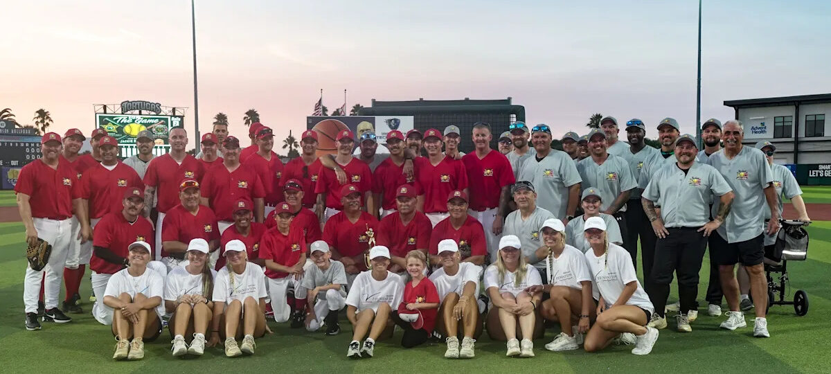 Volusia County Fire beats Sheriff's Office in 1st charity softball game