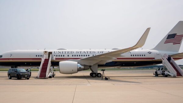 Another presidential plane just got Trump's signature makeover. Take a look inside the C-32 jet used as Air Force Two.