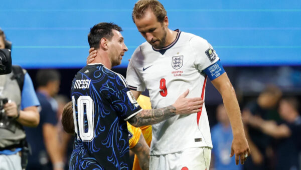 One Extraordinary Photo: Messi and Kane hug after World Cup semifinal