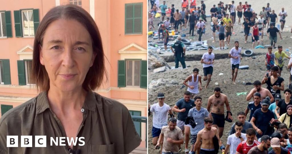 What triggered the mass migrant crossings into Ceuta?