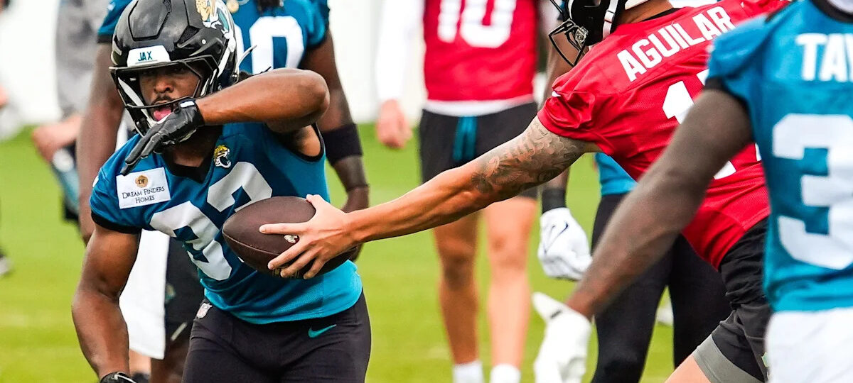 Bhayshul Tuten makes strong opening statement at Jaguars camp