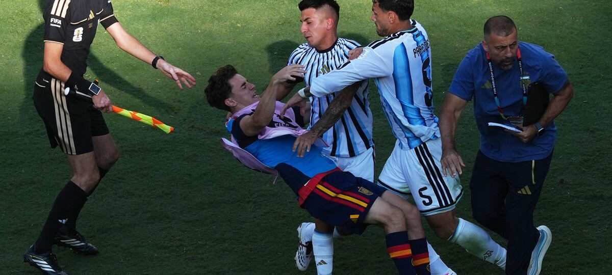 What punishment could Argentina face as World Cup final ends in brawl?