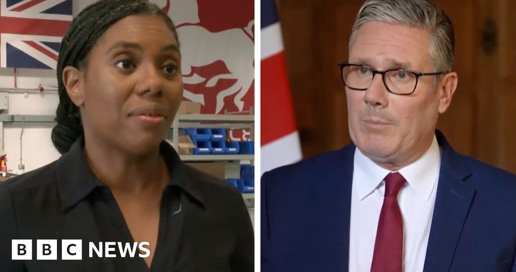 Watch: 'Shocked' Starmer and Badenoch react to murder investigation