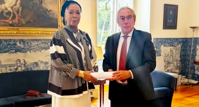 Angela Adebayo Presents Letters Of Credence As Nigeria’s Ambassador To Portugal