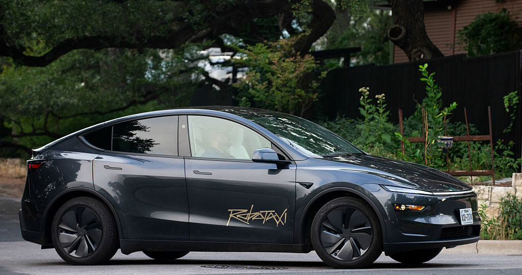 Tesla’s robotaxis are moving in reverse