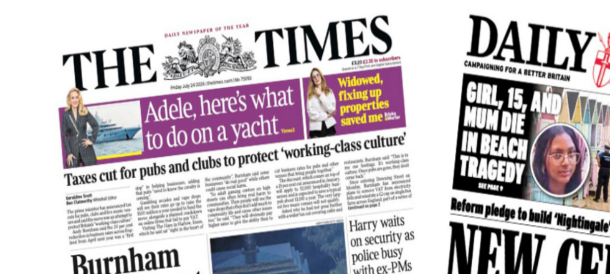 The Papers: 'Burnham eager to get drilling' and 'Tardis fit for a King'