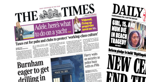The Papers: ‘Burnham eager to get drilling’ and ‘Tardis fit for a King’
