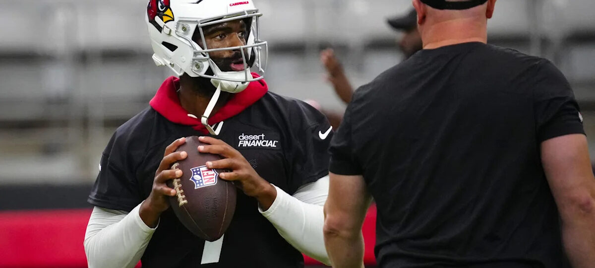 Jacoby Brissett practices on first day of Cardinals training camp
