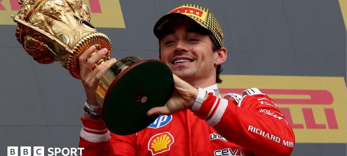 Leclerc wins dramatic British GP from Russell & Hamilton