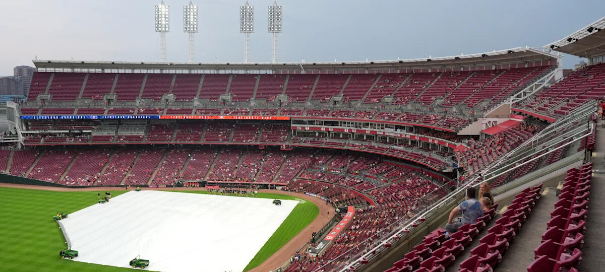 Guardians-Reds game in Cincinnati postponed due to rain; day-night doubleheader set for Tuesday