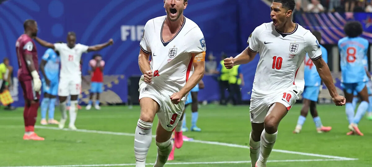 England 2-1 DR Congo: Kane brace rescues round of 16 spot