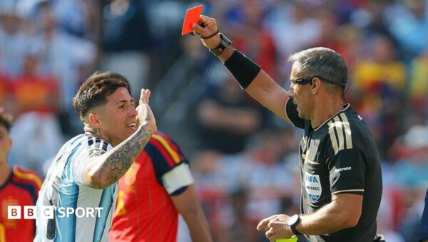 Argentina’s Fernandez defends team after ugly scenes in World Cup final loss to Spain