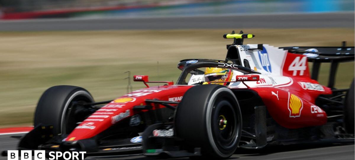 Hamilton fastest in Silverstone practice session