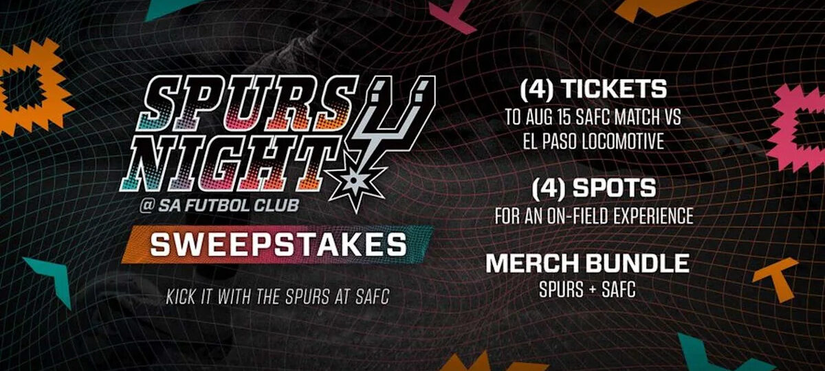 Spurs, San Antonio FC launch sweepstakes for exclusive Spurs Night experience next month