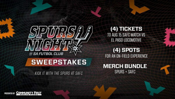 Spurs, San Antonio FC launch sweepstakes for exclusive Spurs Night experience next month
