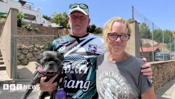 British couple return to village at heart of deadly Spanish wildfire