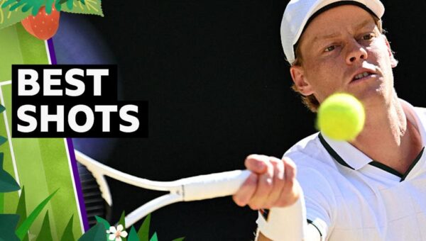 Sinner’s best shots as world number one retains Wimbledon title