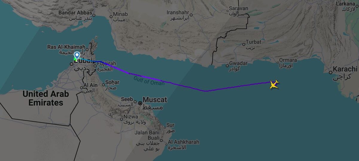 A Boeing 737 plane has disappeared off the coast of Pakistan