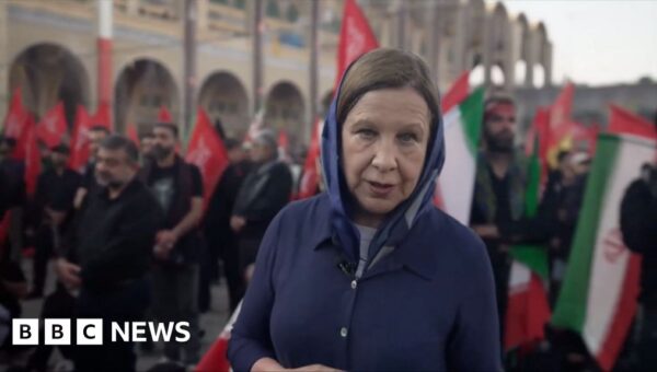 Emotion and politics merge in Tehran at funeral of former supreme leader