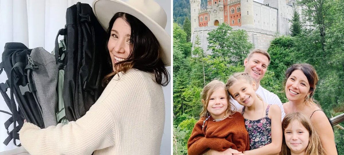 My family of 5 traveled around Europe for 30 days with 1 backpack each. Here are my 10 best packing tips.