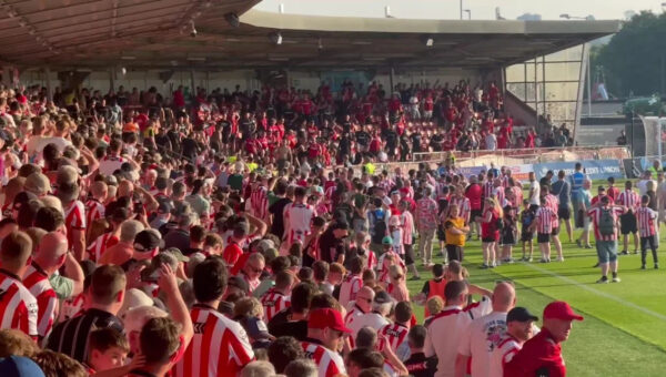 PSNI intervene amid disorder at Derry City’s Brandywell Stadium