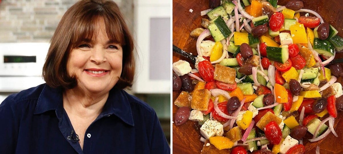 Ina Garten's Greek panzanella salad will transport you to Greece, no passport required