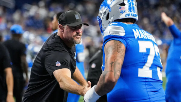 Christian Mahogany returns as Lions’ left guard competition heats up