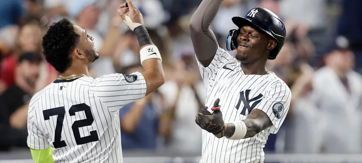 Jazz Chisholm Jr. hits tiebreaking homer in 8th and Yankees beat Dodgers 2-1 to split doubleheader