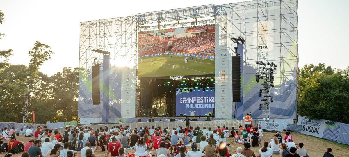 Philadelphia built a free, 39-day World Cup festival serving more than 425,000 fans. Take a look inside.
