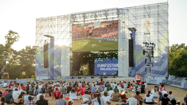 Philadelphia built a free, 39-day World Cup festival serving more than 425,000 fans. Take a look inside.