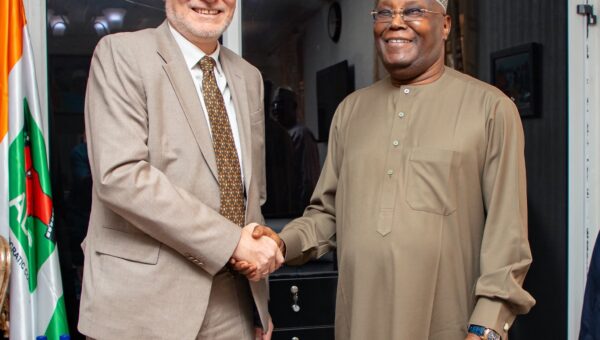2027: Atiku meets EU Ambassador Mignot, reveals details of meeting