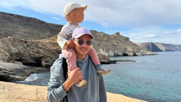 I travel for work a lot and my son missed our bedtime stories. I built an AI version of my voice for him.